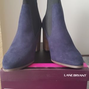 Lane Bryant Size 12W Blue bootie